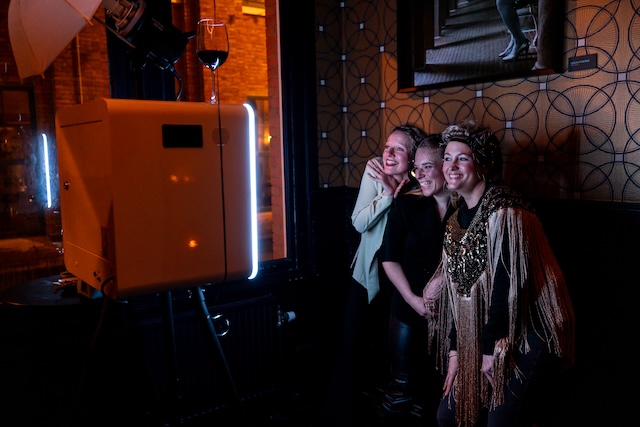 Photobooth op een bedrijfsfeest